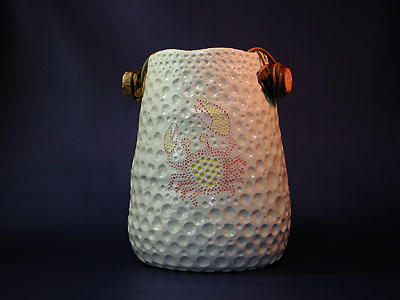 花入れ(海綿/蟹）の写真